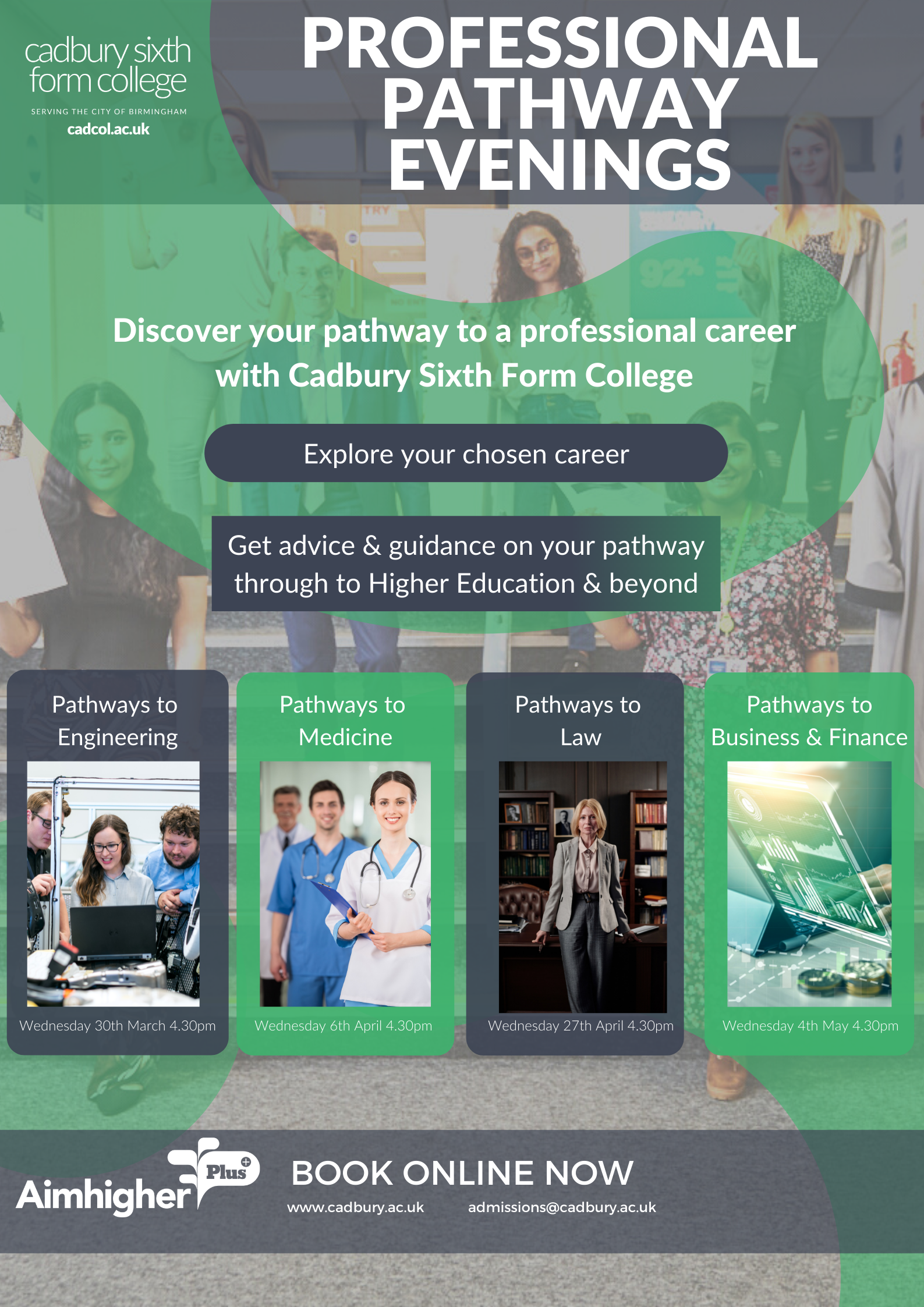 Professional Pathway Evenings leaflet