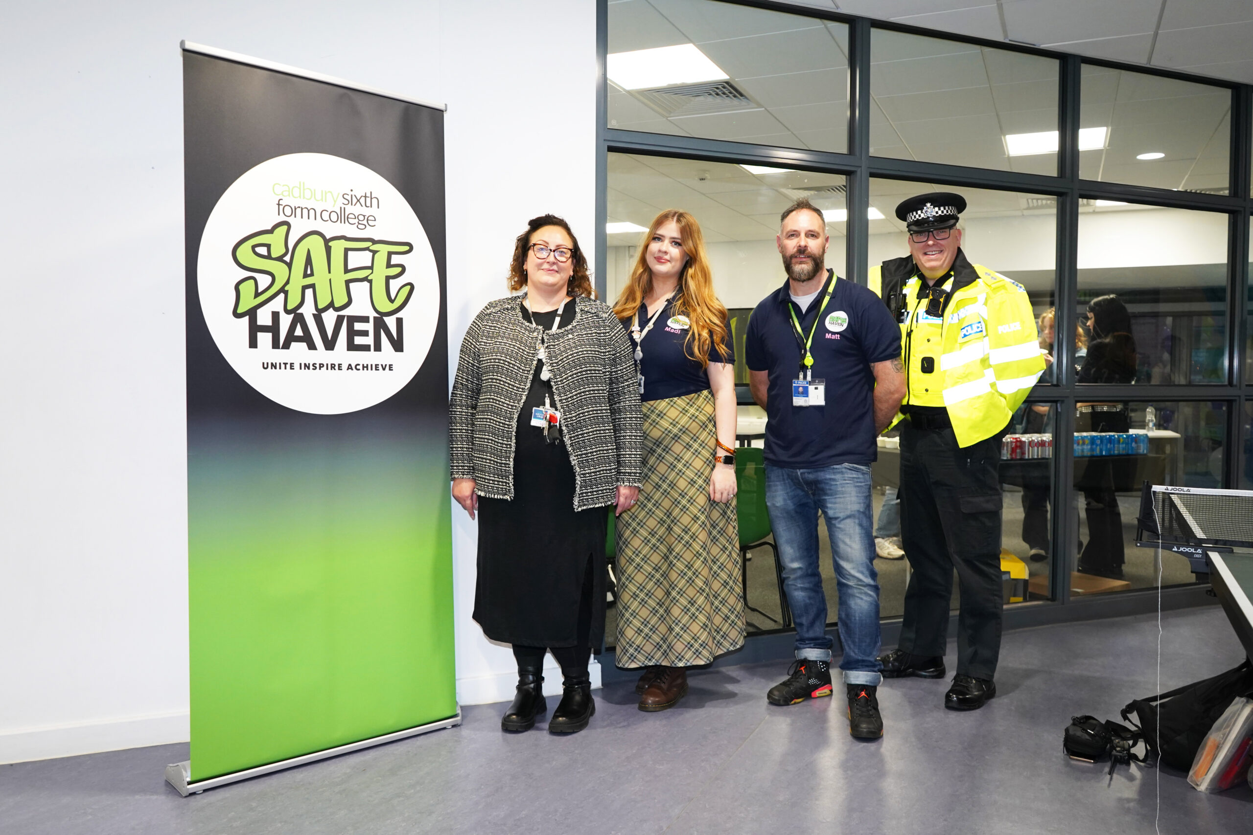 Image for SafeHaven launched in partnership with Cadbury Sixth Form College