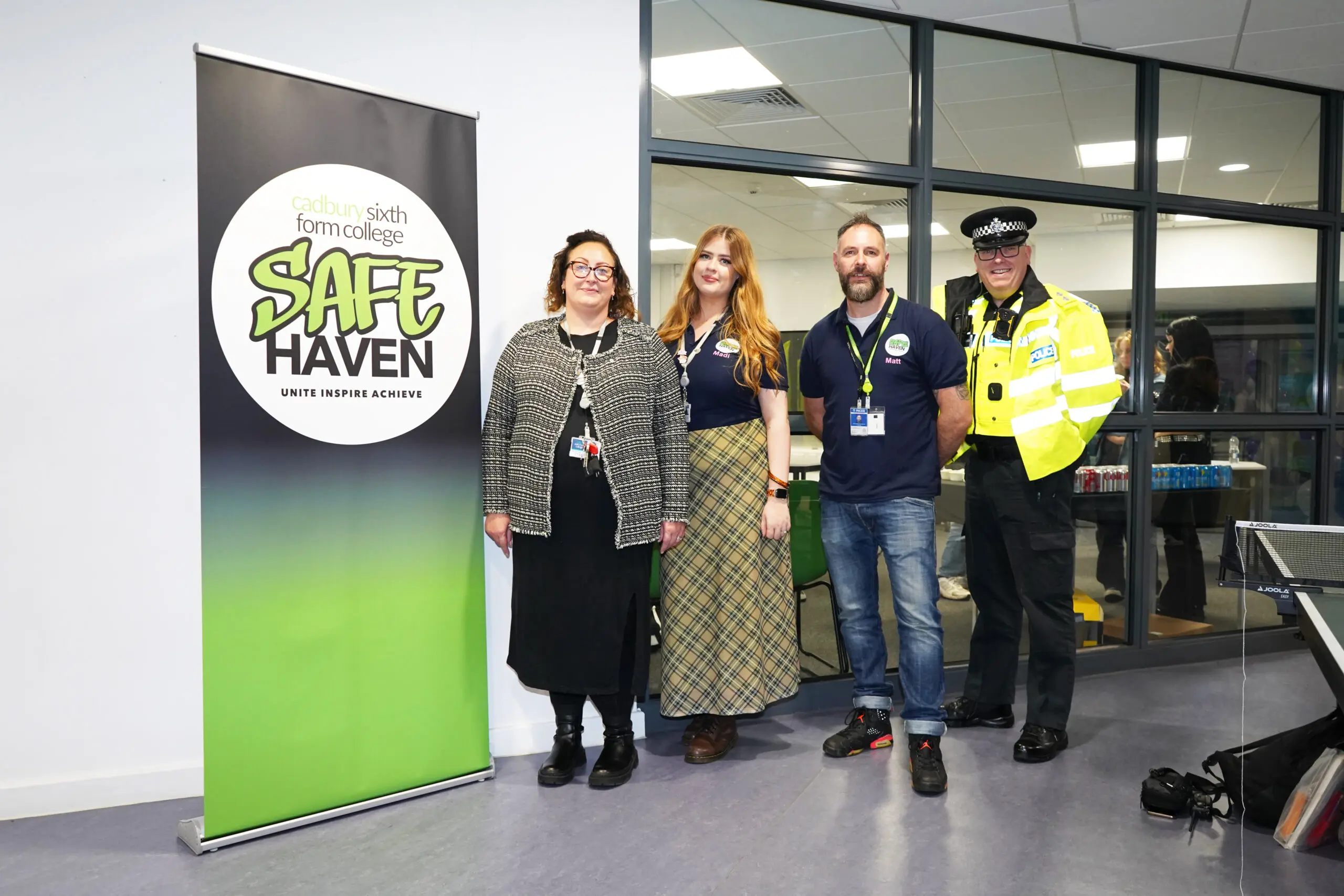 SafeHaven launched in partnership with Cadbury Sixth Form College SafeHaven launched in partnership with Cadbury Sixth Form College