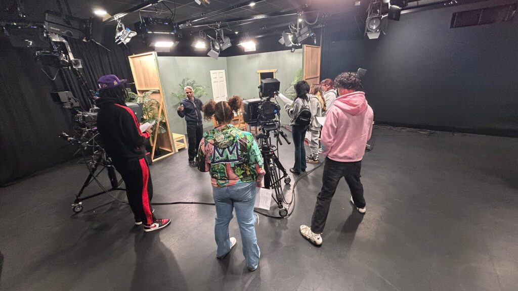 T Level Media students at Wolverhampton Screen School