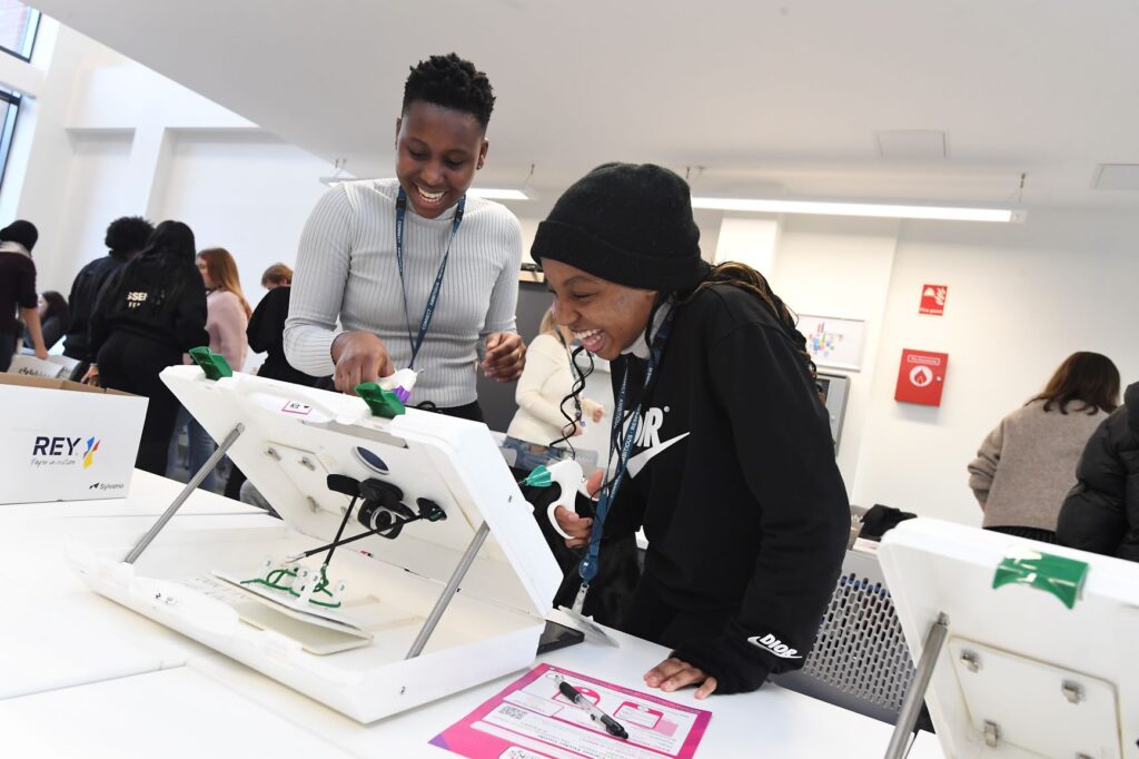 T Level Health students in a practical medical session